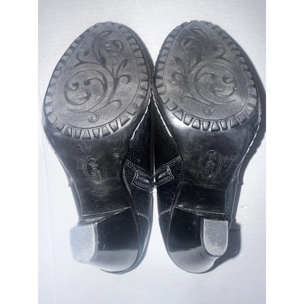 Euro‎ Soft Black Faux Leather Ankle Bootis 9.5